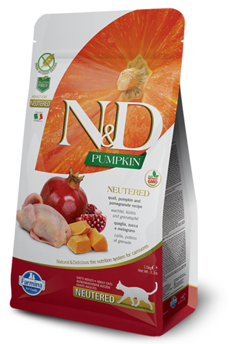 ND דלעת ניוטרד – שליו ורימון לחתול בוגר 1.5 ק