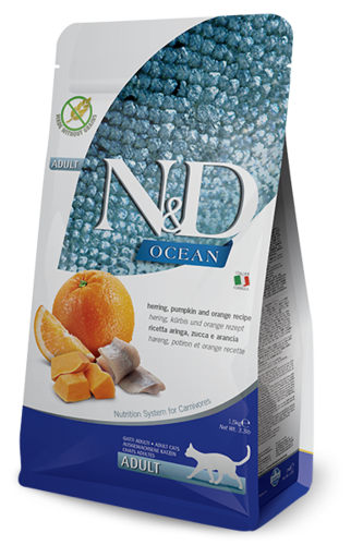 ND אושן – דג הרינג לחתול בוגר  1.5 ק