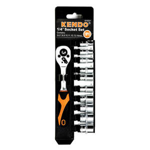סט בוקסות+רצט 11 D1/4 יח במתלה KENDO