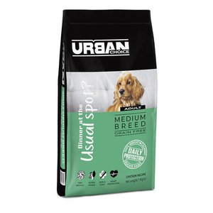 אורבן צ'ויס בוגר גזע בינוני 11 ק"ג Urban choice medium breed dogs