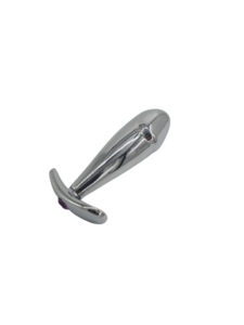 פלאג אנאלי ממתכת גודל Long Plug עם עוגן אחיזה