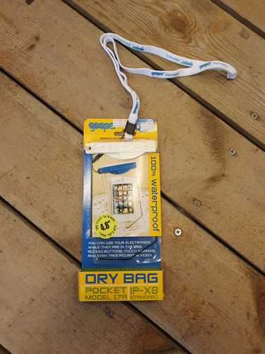 שקית אטומה Drybag Pocket Gooper גודל 4.8 אינץ''