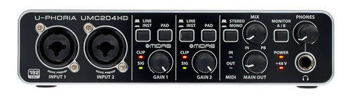 כרטיס קול Behringer Umc 204HD