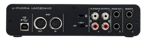 כרטיס קול Behringer Umc 204HD