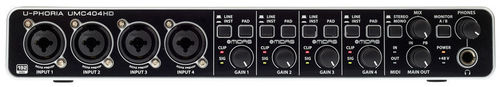 כרטיס קול - U-PHORIA UMC404HD BEHRINGER