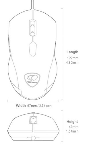 עכבר גיימינג Cougar Gaming MINOS X2 Mouse
