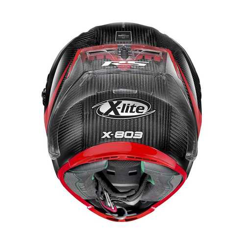 קסדת אקס לייט שחור / אדום X-LITE X803 RS HOT LAP 