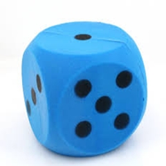 קוביית פעילות ספוג 15X15 ס"מ