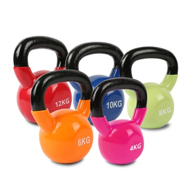 משקולת קטלבל 10 ק"ג crossfit Kettelbell מצופה ויניל