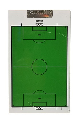 לוח טקטי מחיק למאמן כדורגל