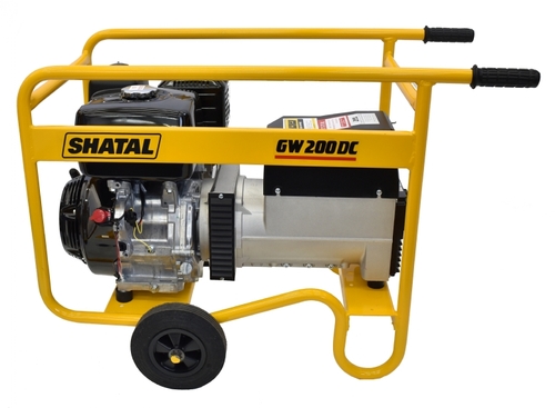 רתכת גנרטור GW200DC-S עם התנעה חשמלית, מנוע בנזין, שטל