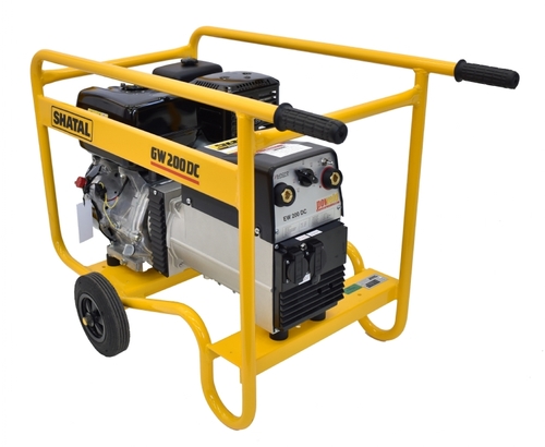 רתכת גנרטור GW200DC-S עם התנעה חשמלית, מנוע בנזין, שטל