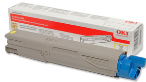 טונר מקורי צהוב OKI C3300 Yellow