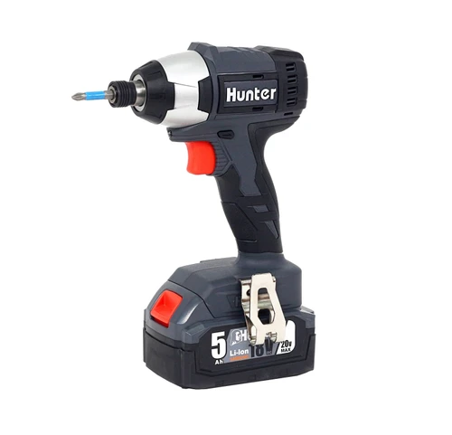 מברגת אימפקט BrushLess נטענת 18V עם 2 סוללות 5A ומטען מהיר