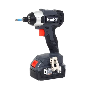 מברגת אימפקט BrushLess נטענת 18V עם 2 סוללות 5A ומטען מהיר