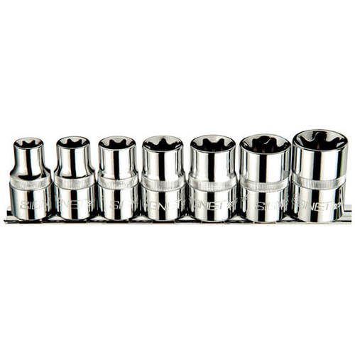 סט בוקסות E-TORX פנימי על פס 7 יח SIGNET D1/2