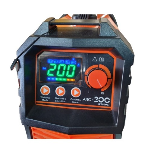רתכת אינוורטר מדגם JASIC ARC 200C  - Z28903 לריתוך כל סוגי האלקטרודות כולל 6010