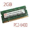 זכרון 2 ג'יגה למחשב נייד SO-DIMM PC2-6400 667Mhz 2GB Hynix