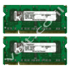 זכרון זוג תואם 2x1 ג'יגה למחשב נייד SO-DIMM PC2-5300 677Mhz 2GB