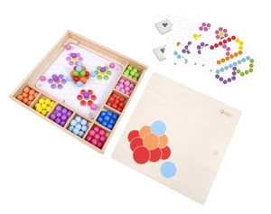משחק מוזאיקה 81 חלקים 100% עץ
