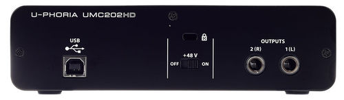 כרטיס קול USB 2*2 כניסות מיק MIDAS סדרת U-PHORIA BEHRINGER