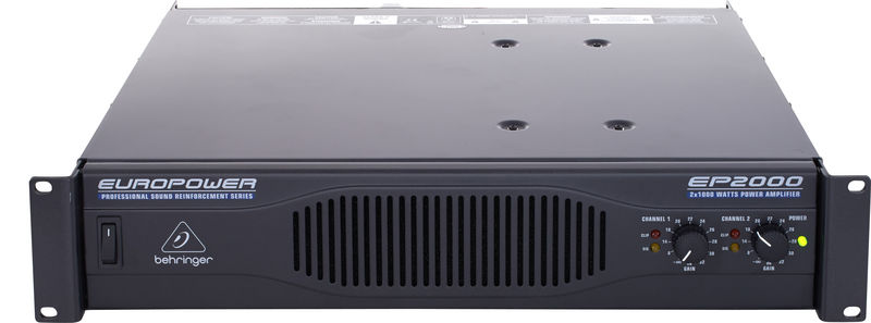 מגבר 2x750W RMS 4 ohm ‏BEHRINGER
