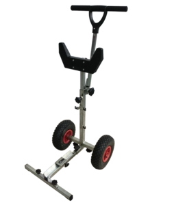 עגלה לנשיאת מנוע ימי על חול ימי OUTBOARD TROLLEY