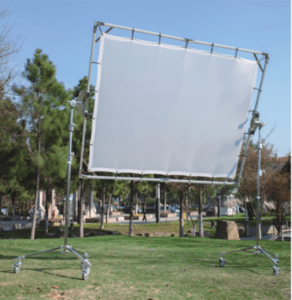 מסגרת עם בד ריכוך + בד ירוק בגודל 240x240 ס"מ Fotobest