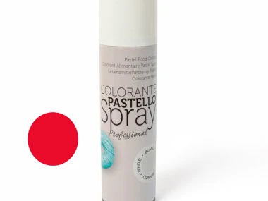 ספריי צבע מאכל PASTEL אדום 250 מ