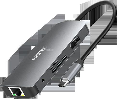 מתאם PROTEC 9 IN 1 DM187 מולטיפורט במלאי