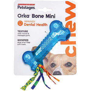 צעצוע לכלב אורקה מיני עצם Petstages orka bone mini