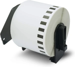 גליל מדבקות רציף DK-22205 גליל מדבקות תואם למדפסות גלילים (30.48 מטר -  6.2 סמ)
