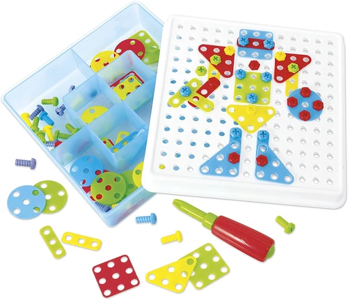 ערכת פסיפס 180 חלקים לבנית בתלת מימד