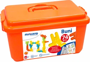 בוני 74 חלקים במיכל 