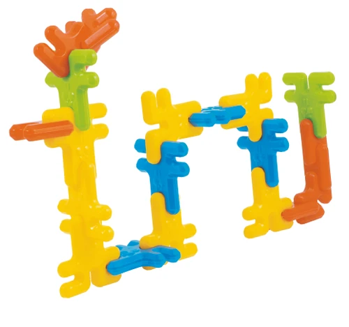 בוני 74 חלקים במיכל 
