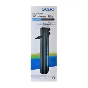 פילטר פנימי עם מערכת UV למניעת ירקת במים SOBO
