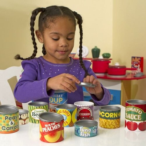 סט פחיות שימורים למשחק- Melissa & Doug