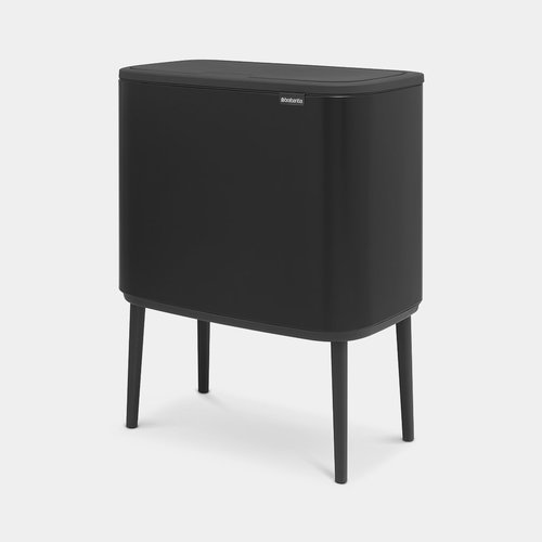 פח טאץ 36 ליטר, שחור מט ברבנטיה | Brabantia Bo 