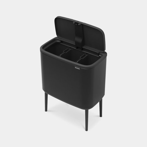 BO טאץ פח הפרדה 11+23 ליטר שחור מט | Brabantia
