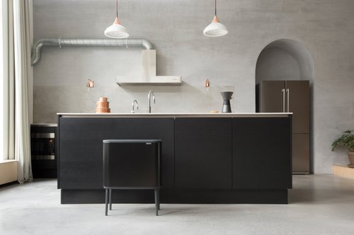BO טאץ פח הפרדה 11+23 ליטר שחור מט | Brabantia