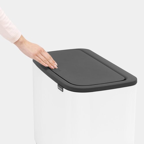 BO טאץ פח הפרדה 11+23 ליטר לבן Brabantia
