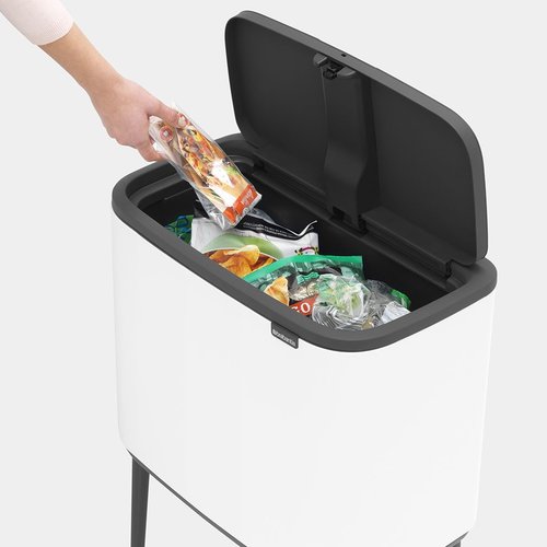 פח טאץ 36 ליטר לבן ברבנטיה | Brabantia Bo  