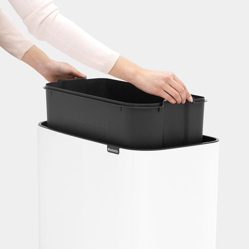 פח טאץ 36 ליטר לבן ברבנטיה | Brabantia Bo  