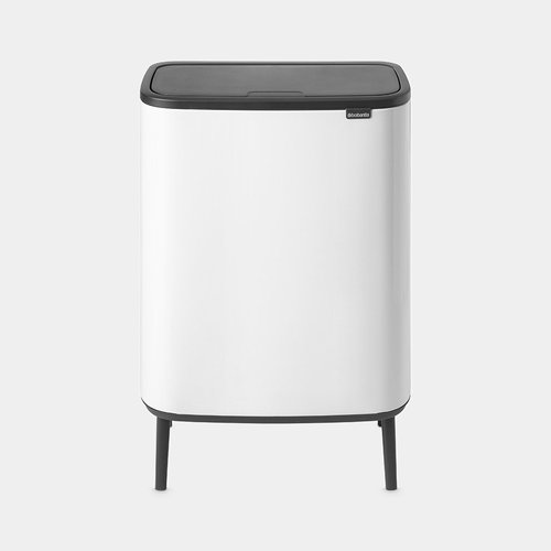 פח טאץ 60 ליטר, לבן ברבנטיה | Brabantia Bo