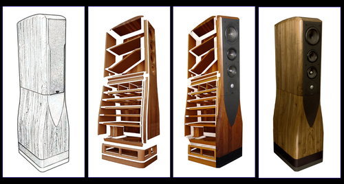 זוג רמקולים רצפתיים Chario Academy Serendipity