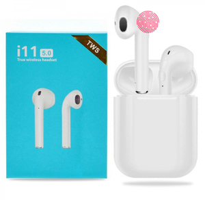 זוג אוזניות כפתור IN-EAR ללא חוטים i11 TWS לשליטה בטאץ
