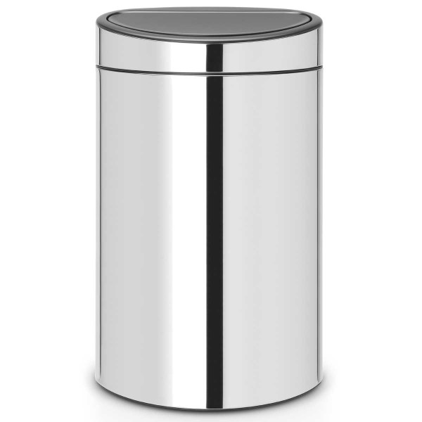 פח טאץ אובלי 40 ליטר מבריק Brabantia