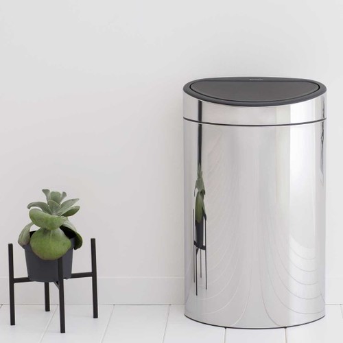 פח טאץ אובלי 40 ליטר מבריק Brabantia