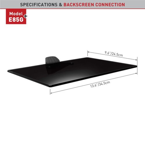 דגם E85G+ - מדף זכוכית לאודיו / וידיאו