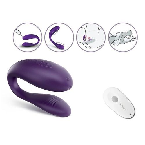 We-Vibe Unite ויברטור זוגי נטען עם שלט רחוק 
